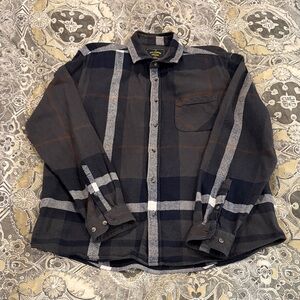Portuguese Flannel Classic Navy Plaid Button-Down Shirt